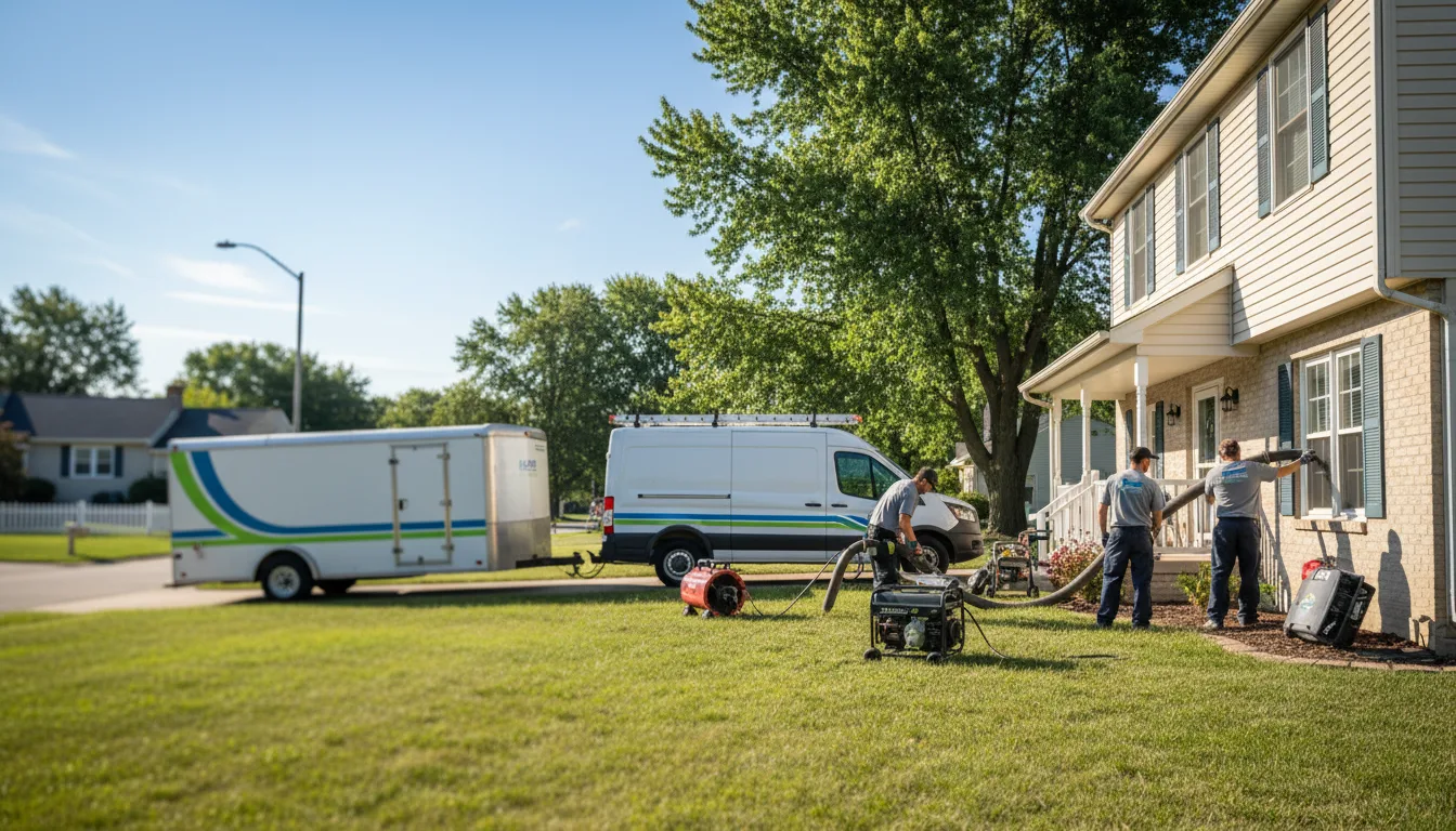 Flooded Basement Restoration And Cleanup With Repair in Thayer, IA near me
